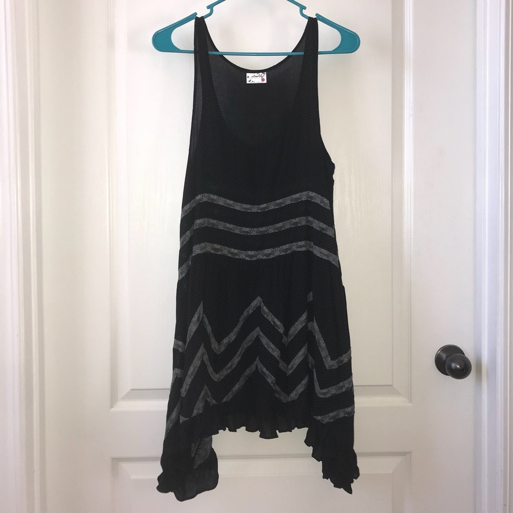 Free People Voile & Lace Trapeze Slip